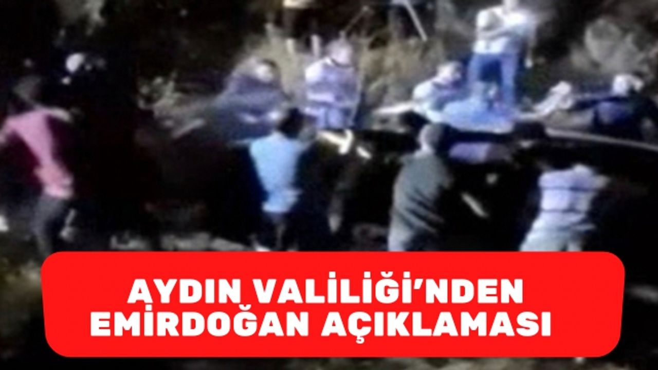Aydın Valiliği´nden Emirdoğan Açıklaması