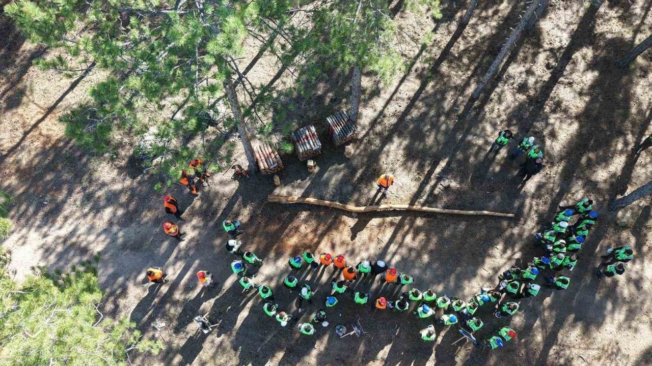 Aydın’da ormancılardan tatbikat