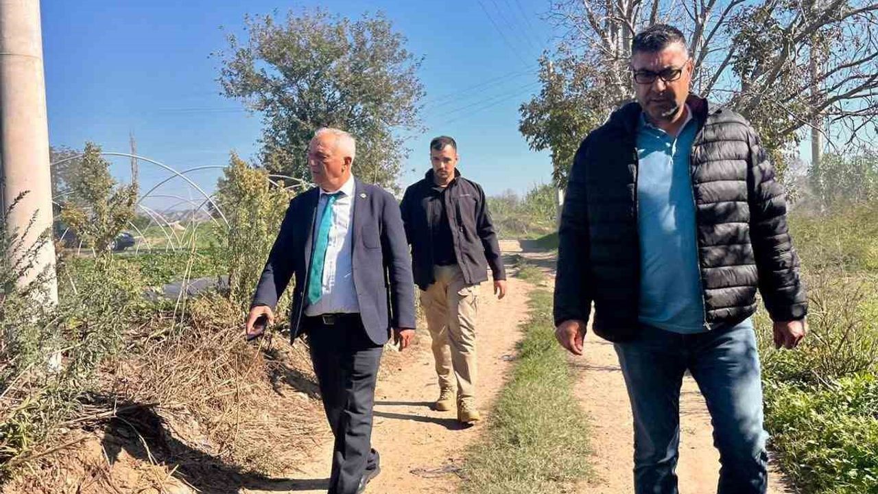 Başkan Yıldırımkaya, ova yollarında incelemelerde bulundu