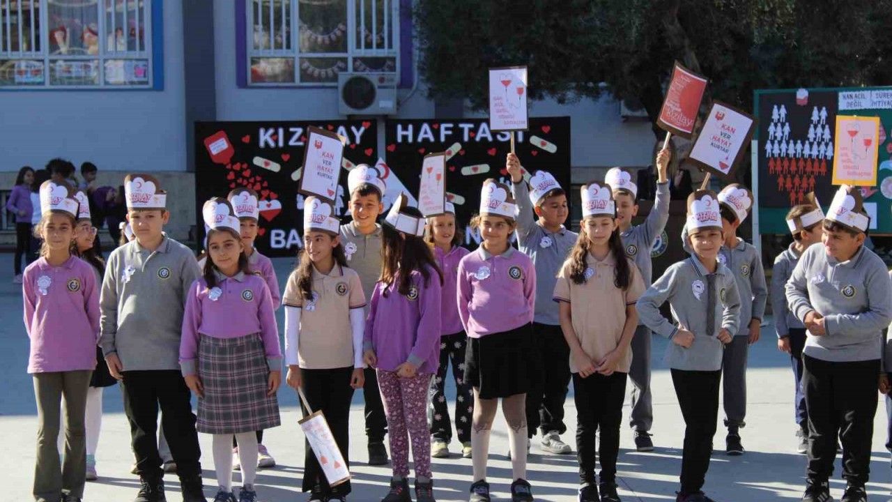 Minikler kan bağışına dikkat çekti