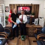 Başkan Arıkan, İlçe Milli Eğitim Müdürü Uğurlu ile görüştü