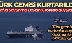 İtalya Savunma Bakanı Crosetto: 'Türk gemisi kurtarıldı, kaçak göçmenler yakalandı'