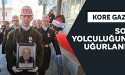 Kore Gazisi son yolculuğuna uğurlandı