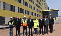 Aydın Şehir Hastanesi’nde inşaat çalışmaları sürüyor