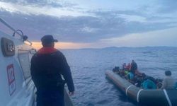 Aydın’da 13 düzensiz göçmen kurtarıldı