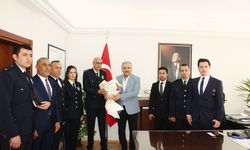 Kaymakam Akça polisleri ağırladı