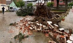 Şiddetli yağış ve fırtına Köşk’te de etkisini gösterdi