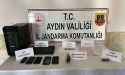 Aydın'da bir otomobilde yapılan aramada el bombası ele geçirildi