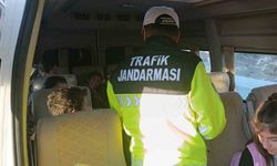 Jandarma ekiplerinden trafik eğitimi