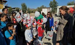 Kızılay’ın hediye bisikletleri çocukları sevindirdi