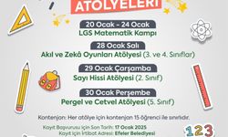 Efeler Belediyesi’nden çocuklara yarıyıl tatili atölyeleri