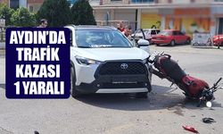 Aydın’da motosiklet kazası 1 yaralı