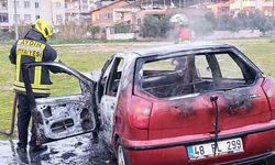 Tamircilere kızan kadın aracını benzin dökerek yaktı