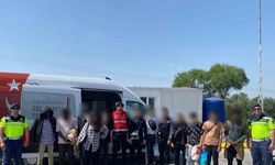 Germencik’te 21 düzensiz göçmen, 2 organizatör yakalandı