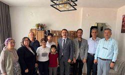 Kaymakam Ateş, şehit ailesi ile görüştü