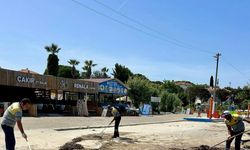 Mavişehir sahilinde temizlik çalışması yapıldı