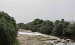 Menderes nehri kuraklık sonrası suya hasret kaldı