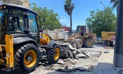 Söke’de yol yenileme çalışmaları devam ediyor