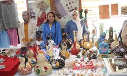 Sultanhisar’da el emeği ürünler görücüye çıkartıldı