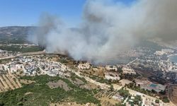 Didim’deki makilik yangınını söndürme çalışmaları devam ediyor