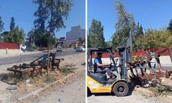 Söke Belediyesi’nden hurda araçlara müdahale