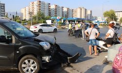Kırmızı ışık ihlali kaza getirdi: 1 yaralı