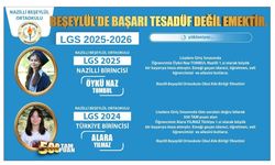 Beşeylül Ortaokulu öğrencisi LGS Nazilli birincisi oldu