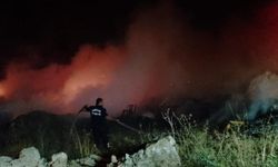 Didim’de siteler arasında çıkan yangın korkuttu