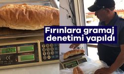 Karacasu’da fırınlara gramaj denetimi yapıldı