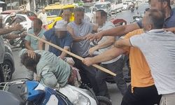 Kuşadası'nda sopalı kavga