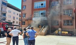 İncirliova'da bir okulda yangın çıktı