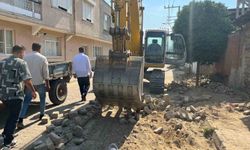 Yenipazar’da yol ve kaldırım çalışmaları devam ediyor
