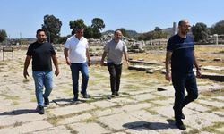 Başkan Zencirci, Magnesia Antik Kenti çalışmalarını inceledi