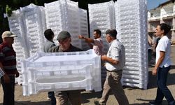 İncir üreticilerine kurutma kerevitleri dağıtıldı