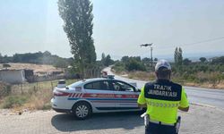 Söke’de havadan trafik denetimi