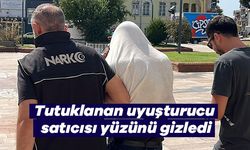 Tutuklanan şüpheli yüzünü gizledi