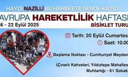 Nazilli Belediyesi’nden Avrupa Hareketlilik Haftası etkinlikleri