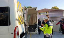 Söke ve Sultanhisar’da okul servislerine jandarma denetimi