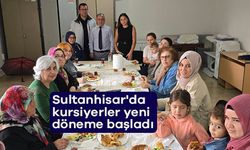 Sultanhisar’da kursiyerler yeni döneme başladı