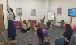 Anne adayları hem doğuma hem de bebek bakımına hazırlanıyor