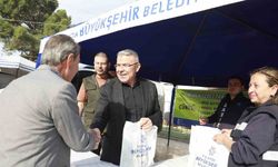 Ata tohumu fideleri Köşk’te vatandaşlara dağıtıldı