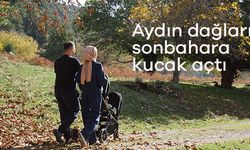 Aydın dağları sonbahara kucak açtı