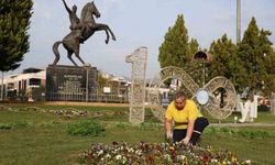 Aydın rengarenk çiçeklerle bezeniyor