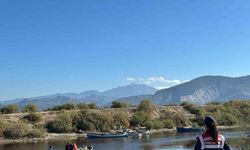 Bafa Gölü’nde hayvanların yaşam alanları kontrol edildi