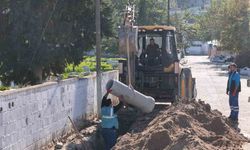 Söke’de yağmur suyu hattı çalışmaları sürüyor