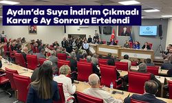 Aydın’da Suya İndirim Çıkmadı Karar 6 Ay Sonraya Ertelendi