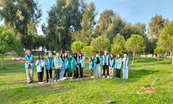 Üniversite öğrencileri yaşadıkları yurtları güzelleştirdi