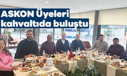 ASKON Aydın Şubesi üyeleri Kuşadası’nda düzenlenen kahvaltıda buluştu