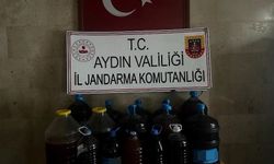 Germencik'te 202 litre kaçak alkol ele geçirildi