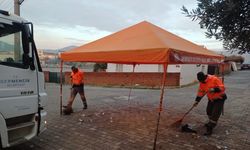 Germencik'te temizlik çalışmaları devam ediyor